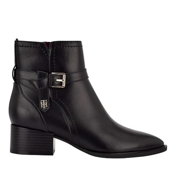Tommy Hilfiger Women's Black Jimina Ankle Boot | 9.5 - Picture 8 of 8